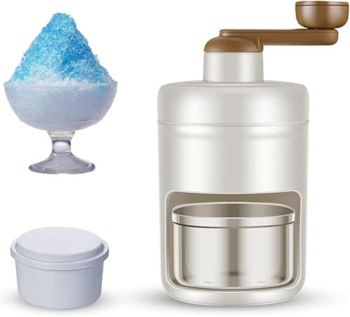 Manual Ice Crusher, CIYIN Slush Machine, Crushed Ice Maker, with Ice Cube Tray, Slush Ice Machine, for Bar, Kitchen, Iced Drinking Accessories, BPA-Free