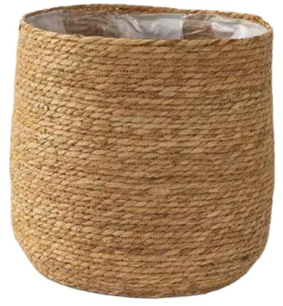 KESOTO Maceta de Paja Tejida Cesta para Flores