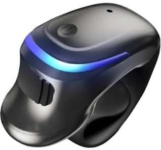 Offene -Kopfhörer – Einohr-Kopfhörer zum Anklippen, kabellose Outdoor-Ohrhörer, leichtes Silikon-Headset mit Geräuschunterdrückung, für Büro, Zuhause, Pendeln, Geschäftsreisen, Sport,