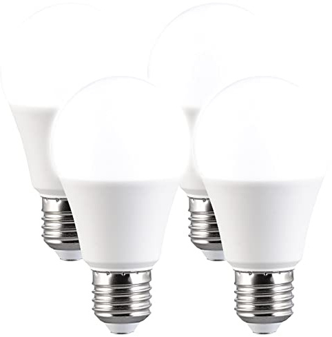 Luminea LED Lampen E27: 4er-Set LED-Lampen mit 3 Helligkeits-Stufen, 14 W, 1.521 lm, 6500 K, F (Lampe dimmbar, mit E27-Lampensockel, stufig)