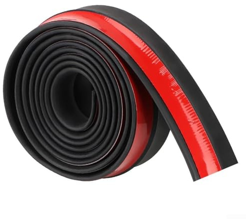 Axorafow Suvs Flexible Skirt Spoiler Strip 2. Custom Body Rubber Car Lip Bumper Front Splitter 5m Set Install Fit Chin Cars Trucks Black