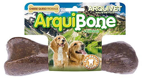 ARQUIVET - Arquibone Käse 20 cm - 265 g - großer Knochen für Hunde - Natürlicher Snack - Kauknochen