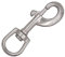 Wirbelkarabiner Edelstahl V4A Inox Augwirbelhaken Bolzenkarabiner drehbare Öse (1, 87 x 16 mm)