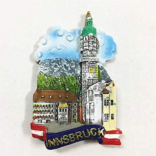 3D Innsbruck Österreich Kühlschrankmagnet Touristensouvenir Geschenk, Heim- & Küchendekoration Magnetaufkleber Innsbruck Österreich Kühlschrankmagnet Kollektion
