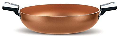 Pensofal, Tegame, Serie Cuprum®, Antiaderente Biotank a 7 strati, Diametro 32 cm, 4 litri, Utilizzabile in Forno, Adatta All'induzione, Effetto Rame