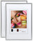 IDEAL TREND New Lifestyle Set Bilderrahmen Wanddeko Collage Poster Rahmen 2er 3er 5er Pack: Farbe: 2er Pack Silber | Format: 50x70
