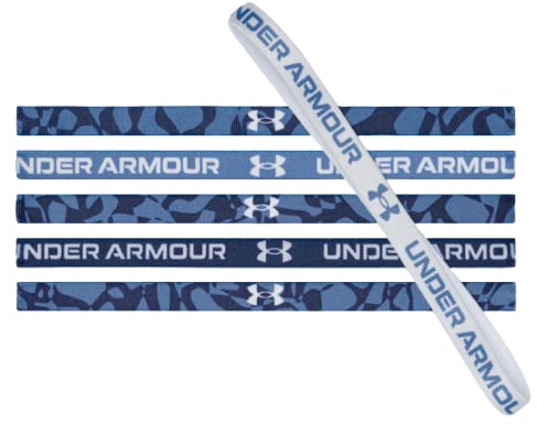 Under Armour Womens 6 Pack Logo Headbands (Blues (480))