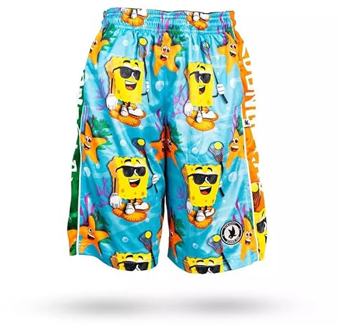 Flow Society Sponge Lax Boys Shorts - Kids Athletic - Basketball - Baseball - Hockey - Football - Lacrosse - Multi