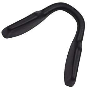 Saucer Plaquettes de nez de rechange pour verre Oakley Metalink OX8153 – Noir