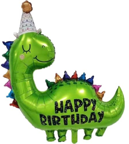 DIWULI XXL Dinosaurier Happy Birthday Luftballon - Dino Deko