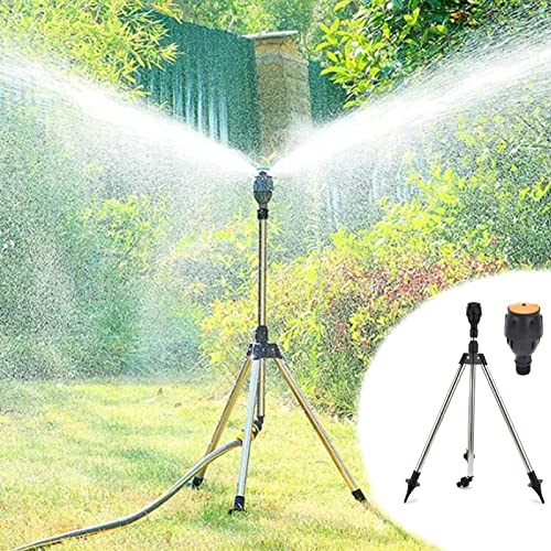 BaBound Rotating Tripod Sprinkler, 360 Degree Rotating Tripod Sprinkler, Tripod Automatic Rotating Sprinkler