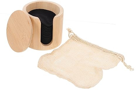 minkissy 16 Stück Wiederverwendbare Make-up-entferner-pads Reinigungstücher Sanft Für Trockene Für Damen Reisepackung