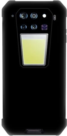 TPU Phone Case Compatible with Unihertz 8849 Tank 3, Slim Shockproof Soft Cover with Anti-Scratch Design and Precise Cutouts for Full Protection (Black)