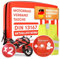 PURAHELP Motorrad 2x Verbandskasten nach aktueller Norm 2025 DIN 13167 (StVO konform) - Inkl. Warnweste & Beatmungstuch - Motorrad Erste Hilfe Set 2025 Mini Klein