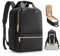 bergsalz Reiserucksack Schwarz Damen Ryanair Handgepäck 40x20x25 Rucksack Handgepäck Flugzeug Rucksack 40x20x25 Damen Herren Wasserdicht