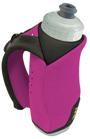 Amphipod Hydraform Ergo-Lite Handheld Water Bottle, BPA-Free Minimalist Insulated Hydration for Ultra-Running & Walking - Pink - 10.5 oz