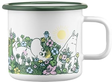 Muurla Mug en émail Motif Moomin 3,7 dl