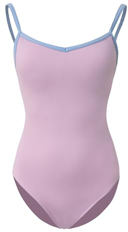 ROYAL SMEELA Ärmellos Ballett Trikot Damen Ballett Tanz Body Mit Bh Ballerina Trikot Frauen Ballettbody Spaghettiträger Tanztrikot