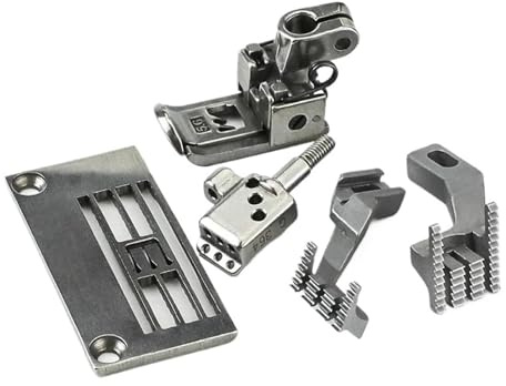 Lasitech 1 Satz 5,6 mm Gauge-Set passend for W561 W4 Zoje W562 Flachbett-Coverstich-Interlock-Nähmaschinen