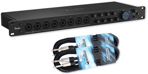 Fender Quantum LT16 16x8-Kanal USB-C Audio-Interface mit 2x keepdrum Klinkenkabel
