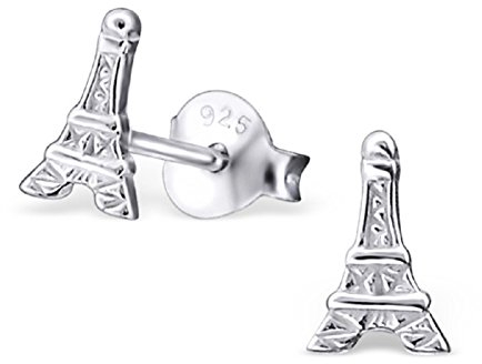 Laimons Damen-Ohrstecker Eifelturm glanz Sterling Silber 925