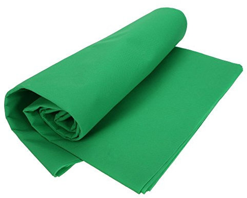 Andoer 1,6 x 3M Fondo Fotográfico Croma Verde Fondo de Tela no Tejida Plegable para Fotografía de Foto Vídeo y Televisión Estudio Virtual Producción de Película Juegos