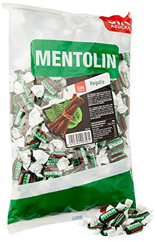 Mentolín Regaliz Caramelo Balsámico sin Azúcar - 1000 gr