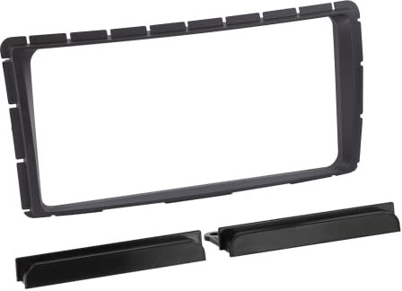 Carmedio – Radio DIN Blende Toyota Hilux Wasch Gesicht, Schwarz