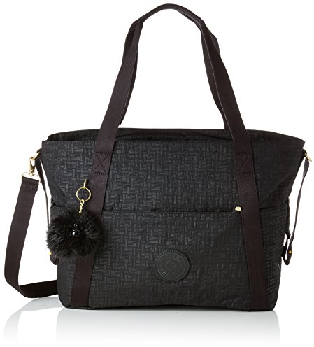 Kipling LITTLE HEART School Bag, 50 cm, 19 liters, Black (Black Pylon Emb)