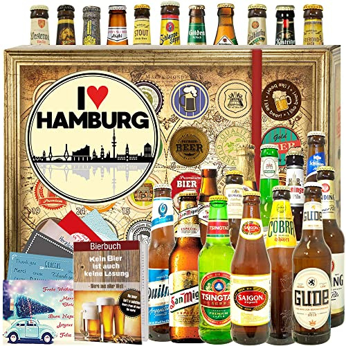 I love Hamburg/Adventskalender 2024 2025 Bier / 24 x Biere DE und Welt