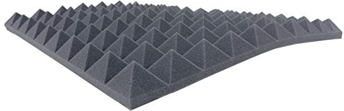 Pyramidenschaumstoff TYP 50x50x4 Akustikschaumstoff Schalldämmmatten zur effektiven Akustik Dämmung