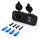 Fydun Coche Cargador Universal Cargador USB para Coche Enchufe para Cargador USB Dual y Enchufe Enchufe del Zócalo del Cargador del Coche para Cargador de automóvil de 12V