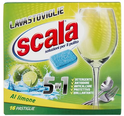 SCALA TABS LAVASTOVIGLIE 5IN1 16PZ.al Limone