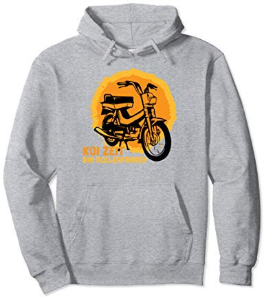 Bin Roller Fahren Mofa Pullover Hoodie