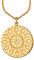 cai Damen Anhänger mit Kette 925/- Sterling Silber 47+3cm vergoldet Weißtopas gelb 274240123-50