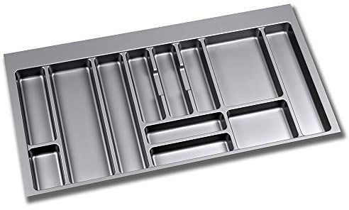 Emuca - Range couvert ajustable, bac couverts pour tiroir largeur de module 100cm