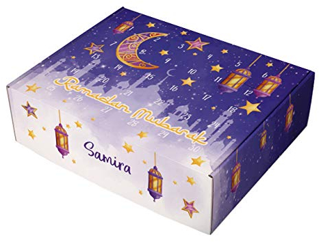 Herz & Heim® DIY Ramadan Kalender mit Wunschnamen (Lampion)