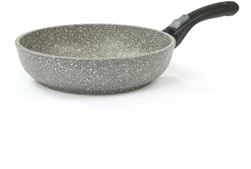 Flonal Cookware Monolite Tegame Magma-Tech Plus 1 Maniglia Estraibile 32 cm, grigio