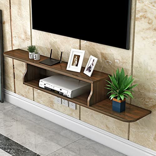N / B Schwebendes Tv Lowboard Aus Holz Mit Speicher öFfnen, Modernes, HäNgend Tv Board, Regalkomponente Mit KabelfüHrung, Tv HäNgeschrank, Geeignet FüR 32 40 -Zoll-Fernseher, 100cm/39.37