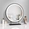 Heilmetz Hollywood Mirror for Dressing Table, Vanity Mirrors with Lights, Makeup Mirror with Lighting with 3 Color Temperature, Round ф40 cm
