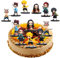 Demon Slayer Statuen Modell, 6 Stück Demon Slayer Anime Figur, Action Figures Kuchen Topper, Demon Slayer Figur Spielzeug, Devil'S Blade Cake Topper, für Cake Dekorationsornamente/Collectibles