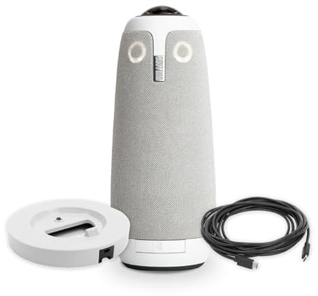 Meeting Owl 3 Premium Pack: 360-Degree, 1080p HD Smart Video Conference Camera, Microphone, and Speaker (Automatic Speaker Focus & Smart Zooming and Noise Equalizing)