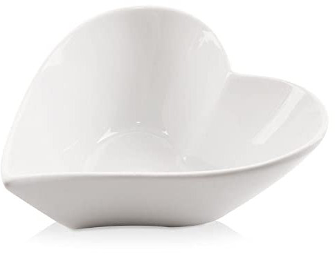 orion group Porzellanschüssel Porzellanschälchen Schälchen Schüssel Herz weiß 13x11 cm