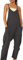 RPAEOY Women's Playsuit Dungarees Loose Casual Sleeveless Long Jumpsuit with Pocket Summer Romper Overalls Baggy Bib Pants (Black,S)