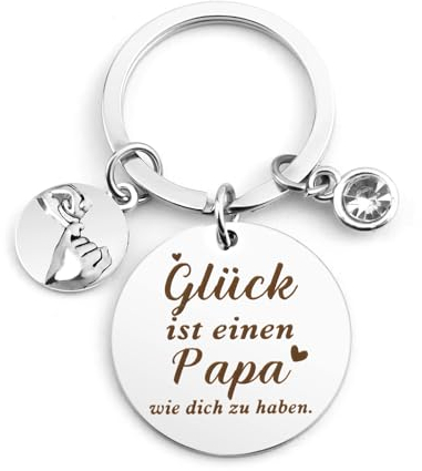 Papa Geschenk Schlüsselanhänger - Vatertag Geburtstagsgeschenk Vatertagsgeschenk Von Kindern Für Papa Zum Geburtstag Weihnachten Valentinstag Ostern