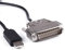 Mendouconert Convertitore USB Seriale, Cavo adattatore seriale da USB a RS232 DB25 per configurazione CNC DNCLINK Fanuc (4,9 m)