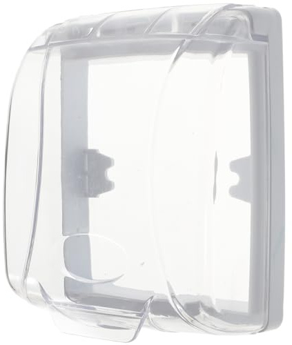 HOMSFOU Cubierta De Timbre Impermeable Transparente Tapa para Timbre Exterior Autoadhesiva Protección contra Lluvia para Timbres Interfonos Lectores De Huellas Y Controles De Acceso