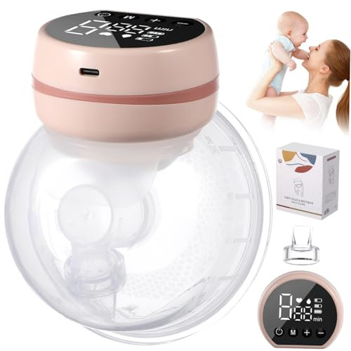 SHOWERORO Extractor De Leche Eléctrico Bomba De Lactancia Portátil Extractor De Leche Automático