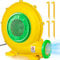 BSTGEKELY 680W Air Blower, Electric Inflatable Bouncer Blowers, Bouncy Castle Blower Pump Fan for Inflatable Bounce House, Jumper, Bouncy Castle, Waterslide, Jumper Slides