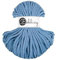 Premium Baumwoll-Flechtschnur - 5mm x 50m - Vielseitige Makramee-Kordel für Stricken, Weben, DIY-Basteln und Heimdekoration - Hochwertige Bunte Bastelschnur - Perfect Blue